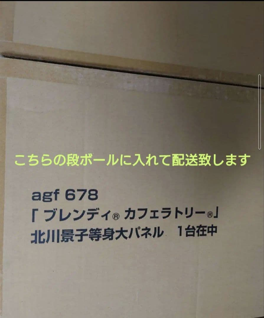 貴重　非売品　レア　北川景子　等身大　パネル　箱付　新品