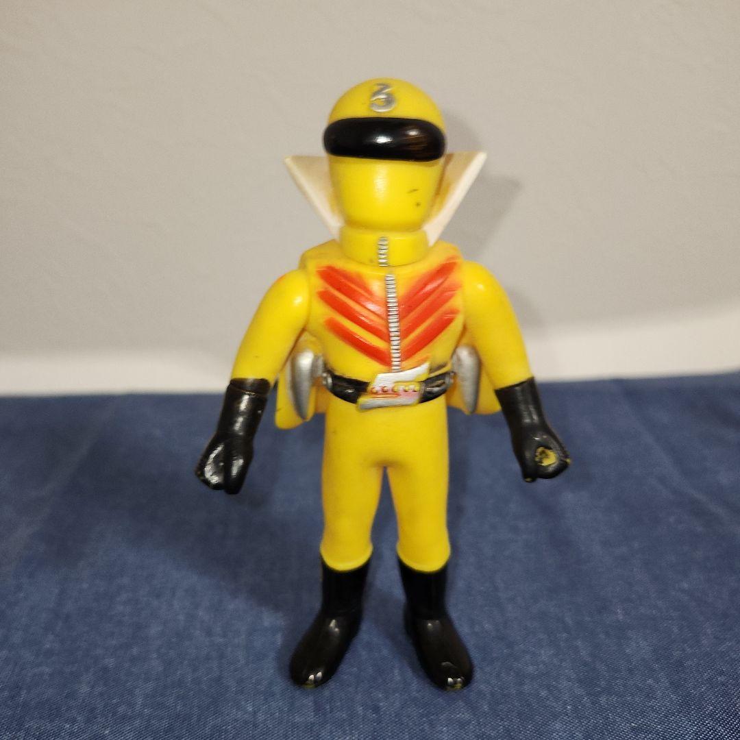 ゴレンジャー　ソフビ　当時物　5体セット　モモレンジャー　腕取れ　1体オマケ付き