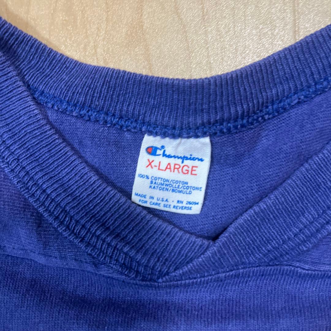 Champion New York Giants XL ネイビー シャツ