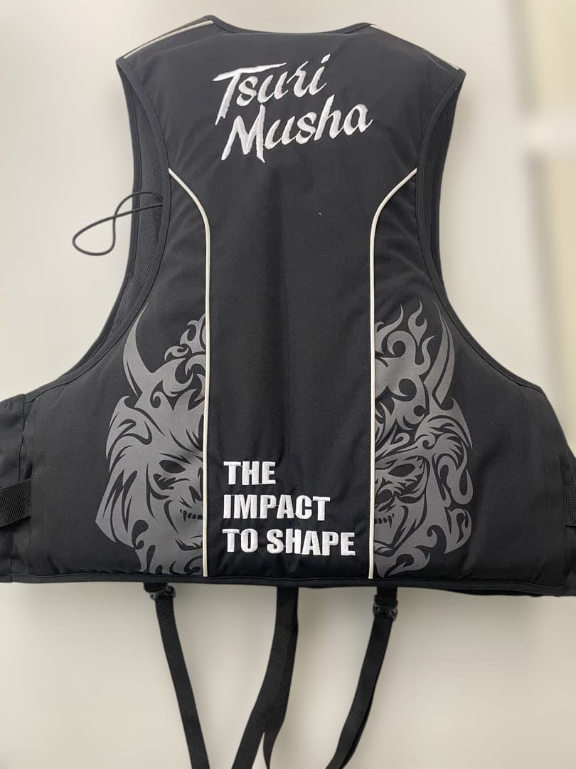 釣武者Mushaフェイスコーデュラフローティングベスト　LL