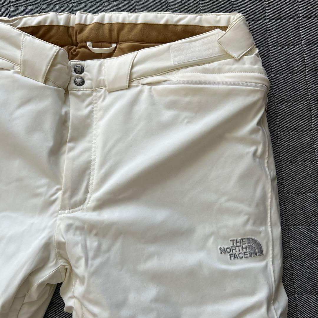 THE NORTH FACE スキー スノーボード ウェア パンツ ホワイト　L