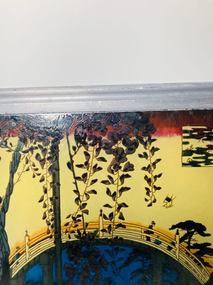 歌川広重　グラスマスターズ　亀戸　ステンドグラス　日本風景　アメリカ製 江戸