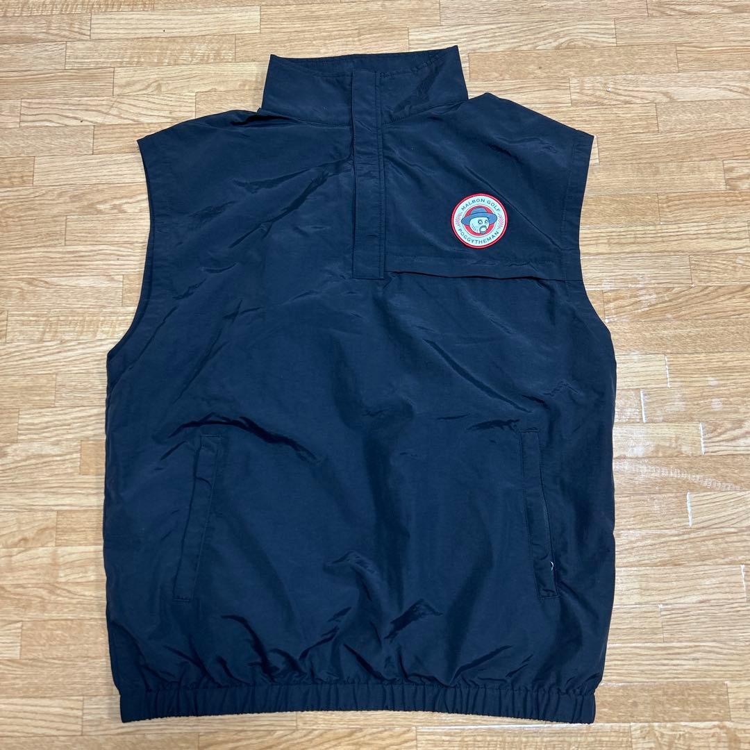 マルボンゴルフMalbon Golf 黒 ノースリーブベスト