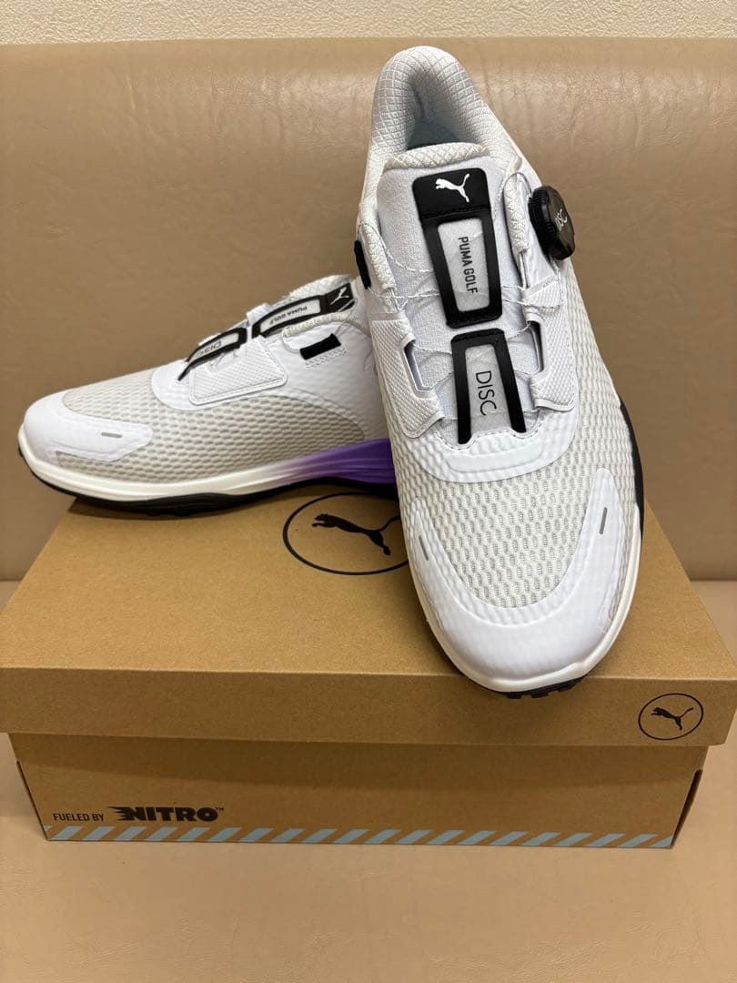PUMA ゴルフシューズ シャドウキャットNITRO ディスクスパイクレス27㎝