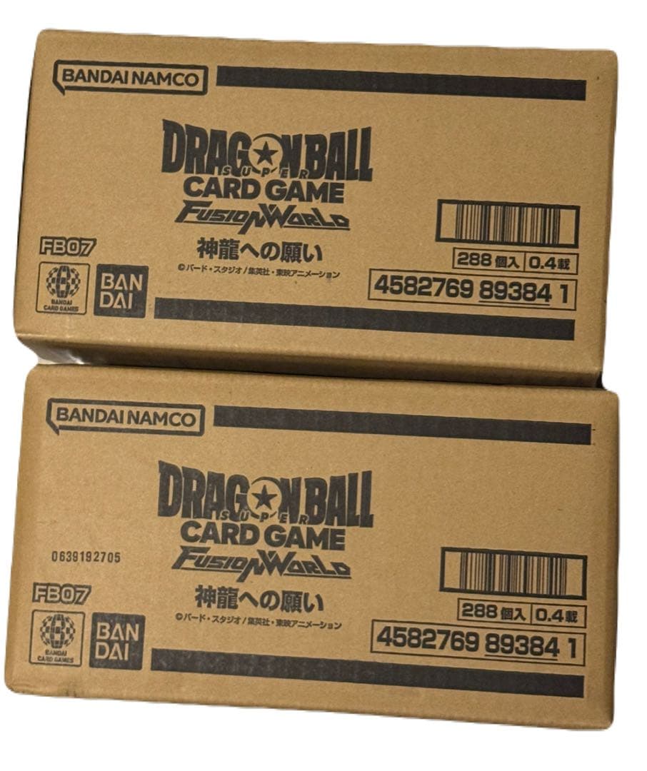 ドラゴンボールカードゲーム フュージョンワールド 神龍への願い　カートン　24箱