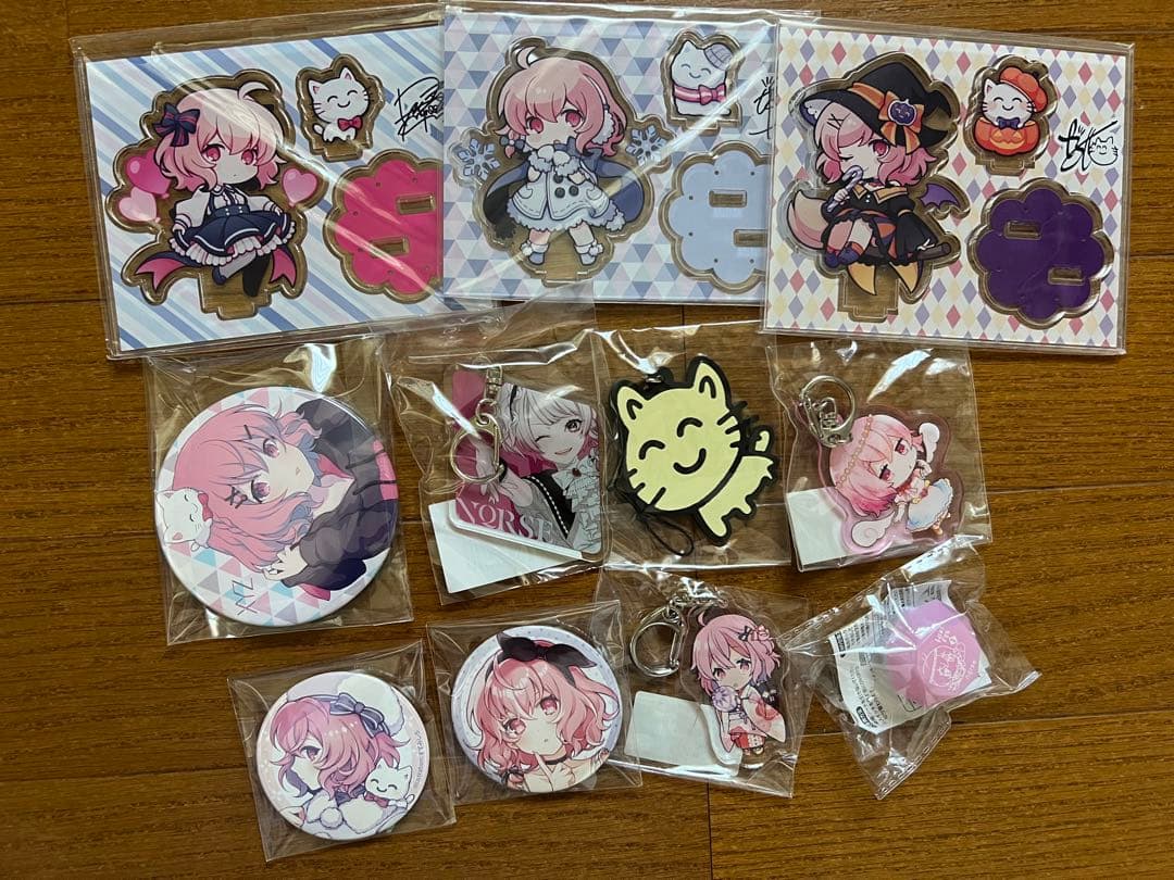 nqrse XYZ 缶バッチ アクキー ラバーストラップ 指輪ペンラ