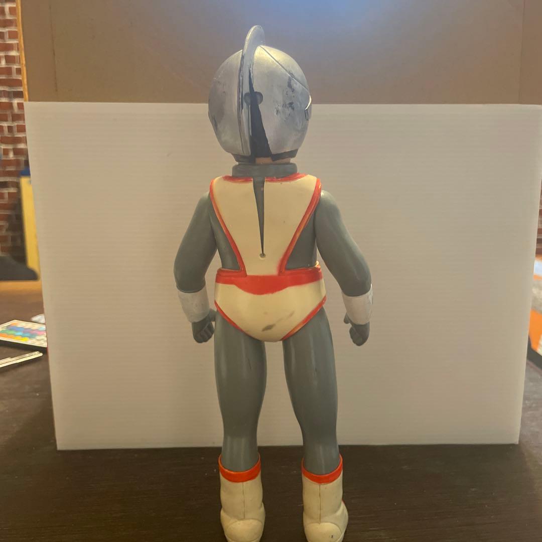 旧バンダイ　シルバー仮面面取れソフビ