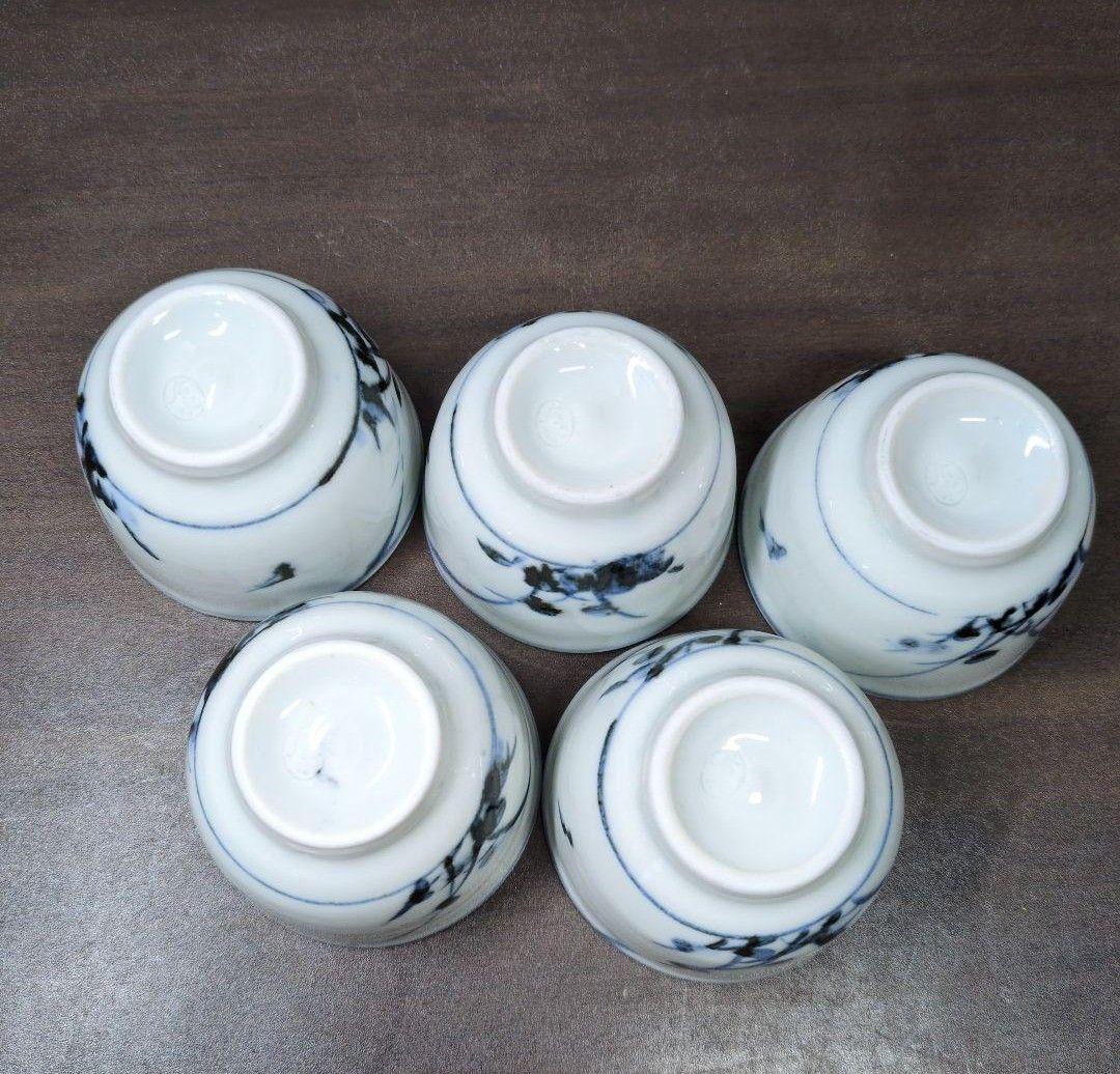 N*I様 広永窯(坪島土平) 食器セット＆在銘 呉須赤絵 カップ＆ソーサー 4客