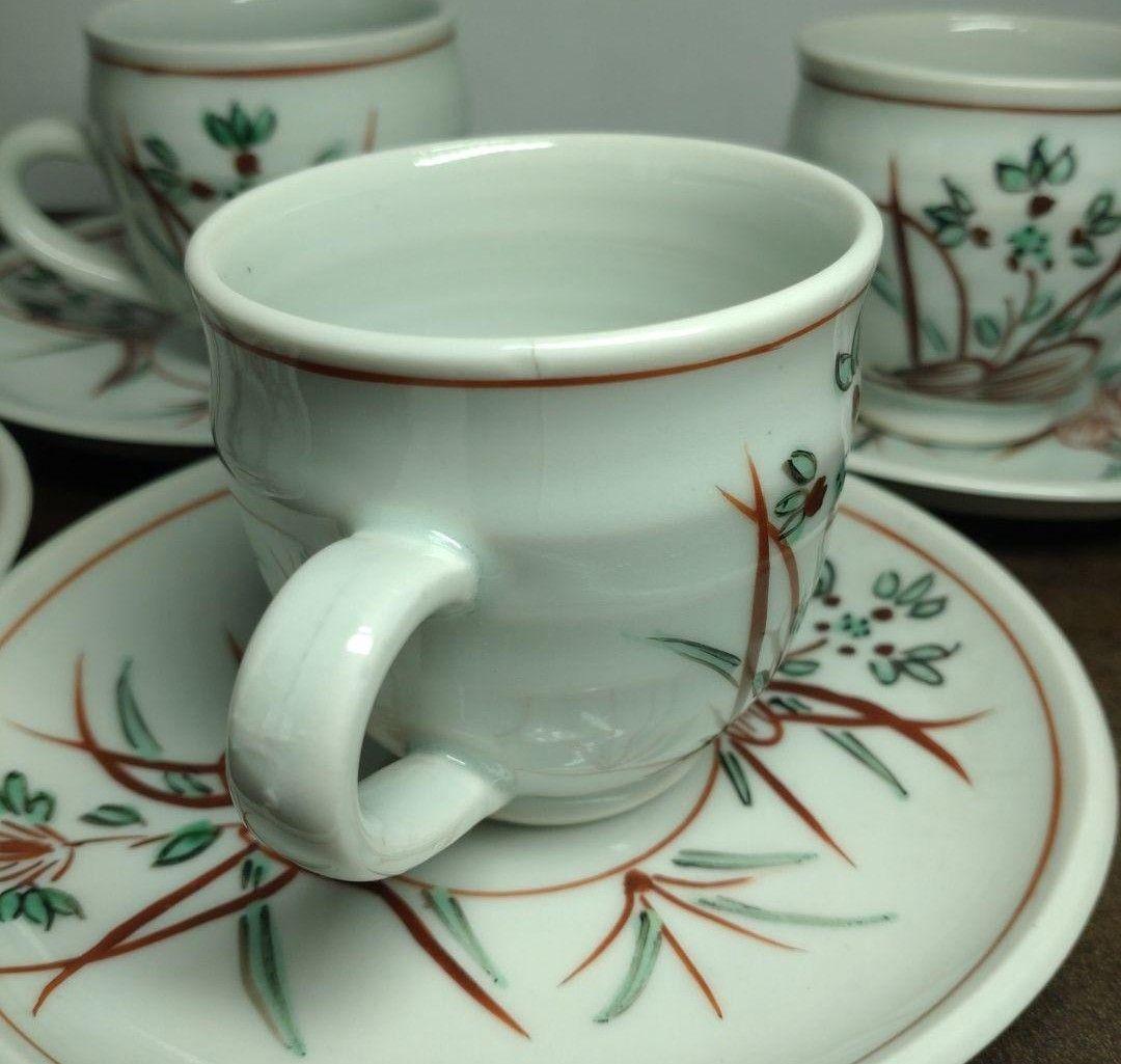 N*I様 広永窯(坪島土平) 食器セット＆在銘 呉須赤絵 カップ＆ソーサー 4客