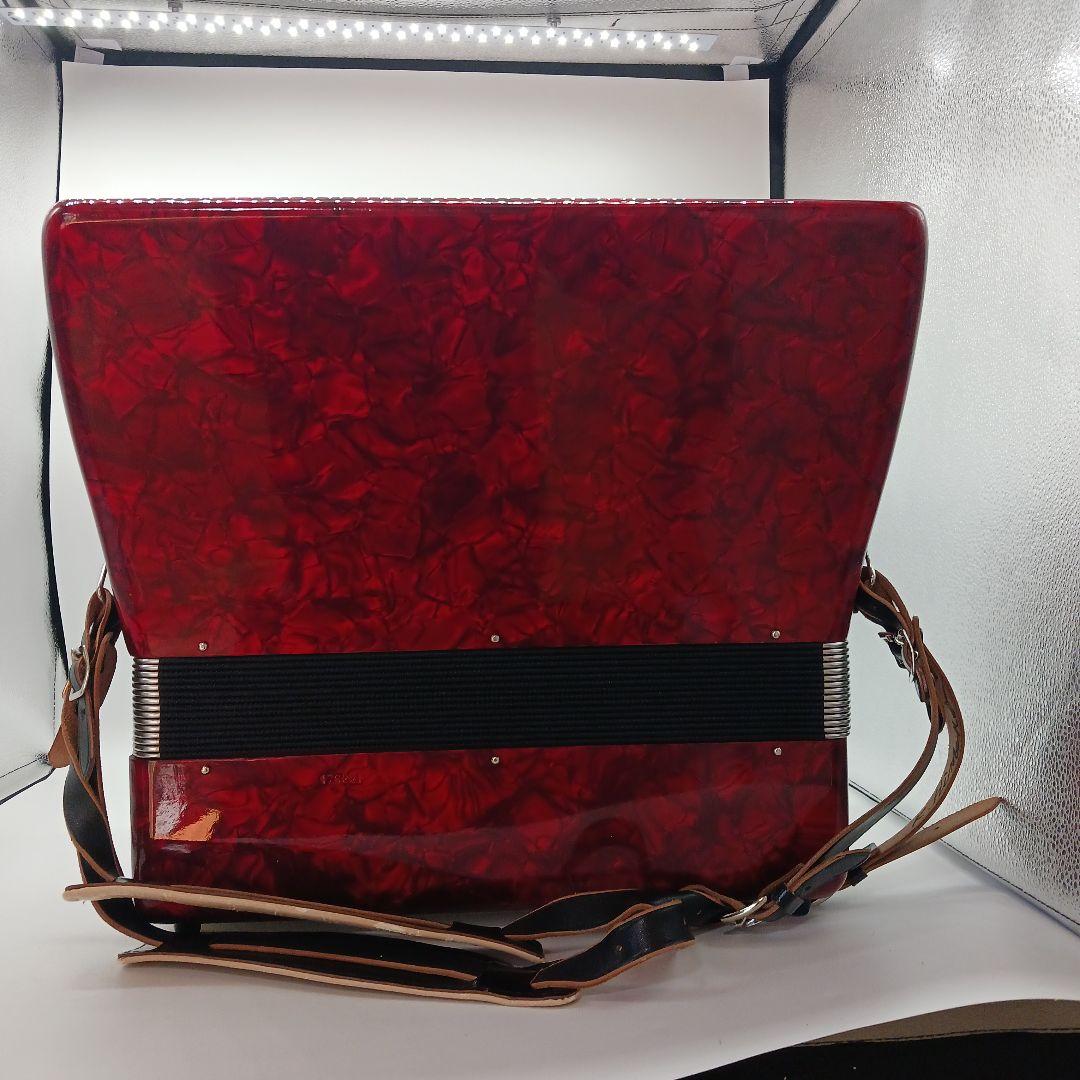 y*6様 YAMAHA アコーディオン 赤 37鍵 120ボタン