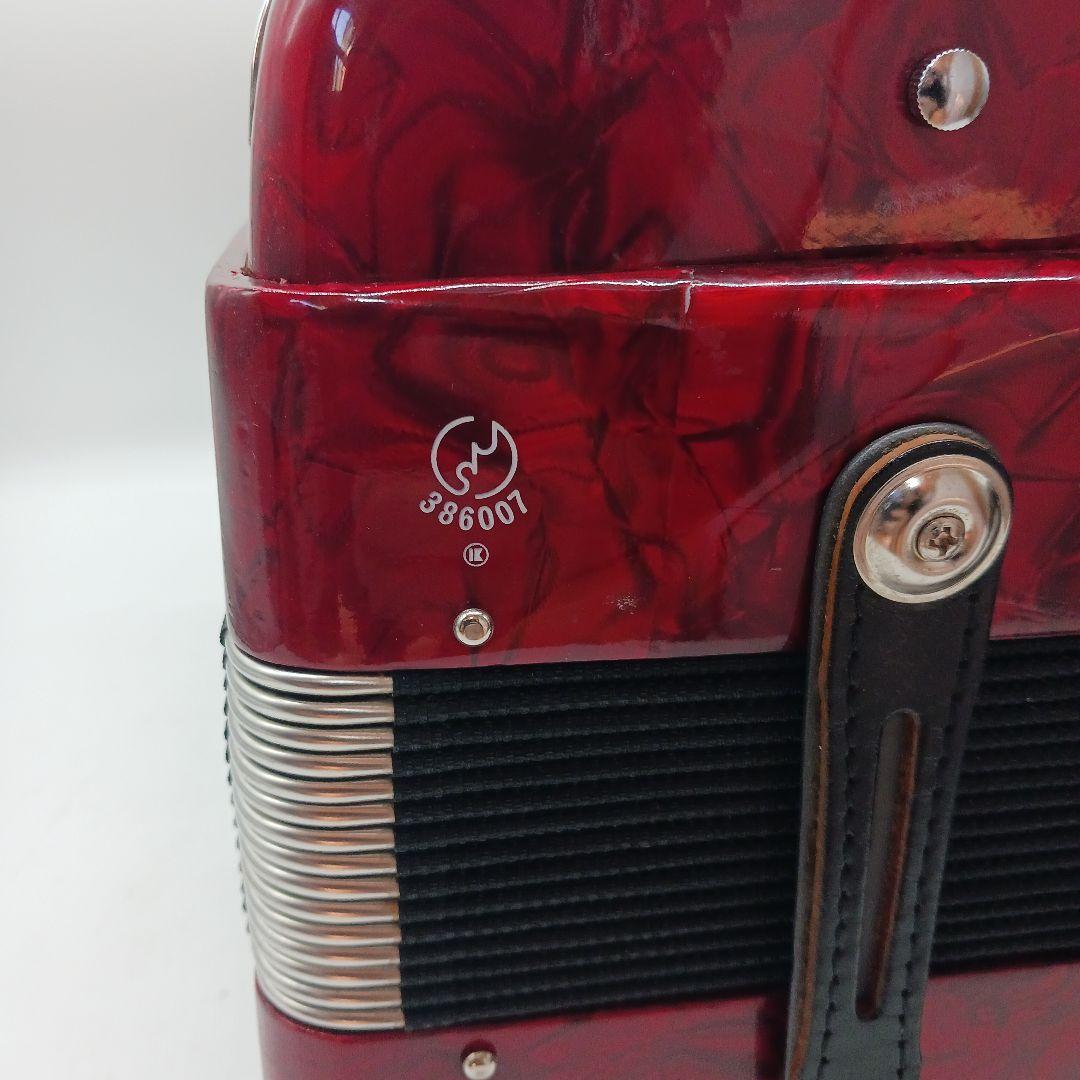 y*6様 YAMAHA アコーディオン 赤 37鍵 120ボタン