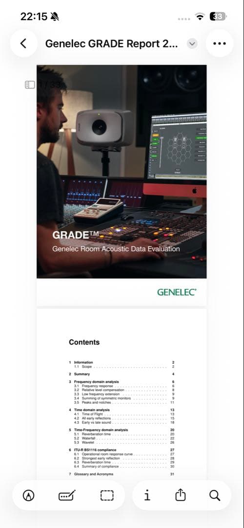 GENELEC 8330AP GLMセット（音響測定結果あり）