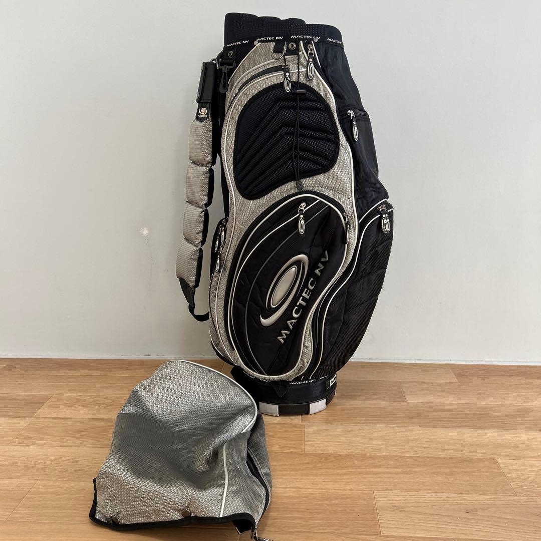 Mactec キャディバッグ 黒/シルバー