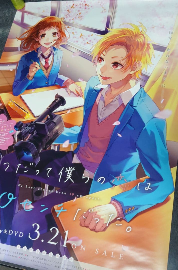 【非売品・激レア】「いつだって僕らの恋は10センチだった。」告知 ポスター