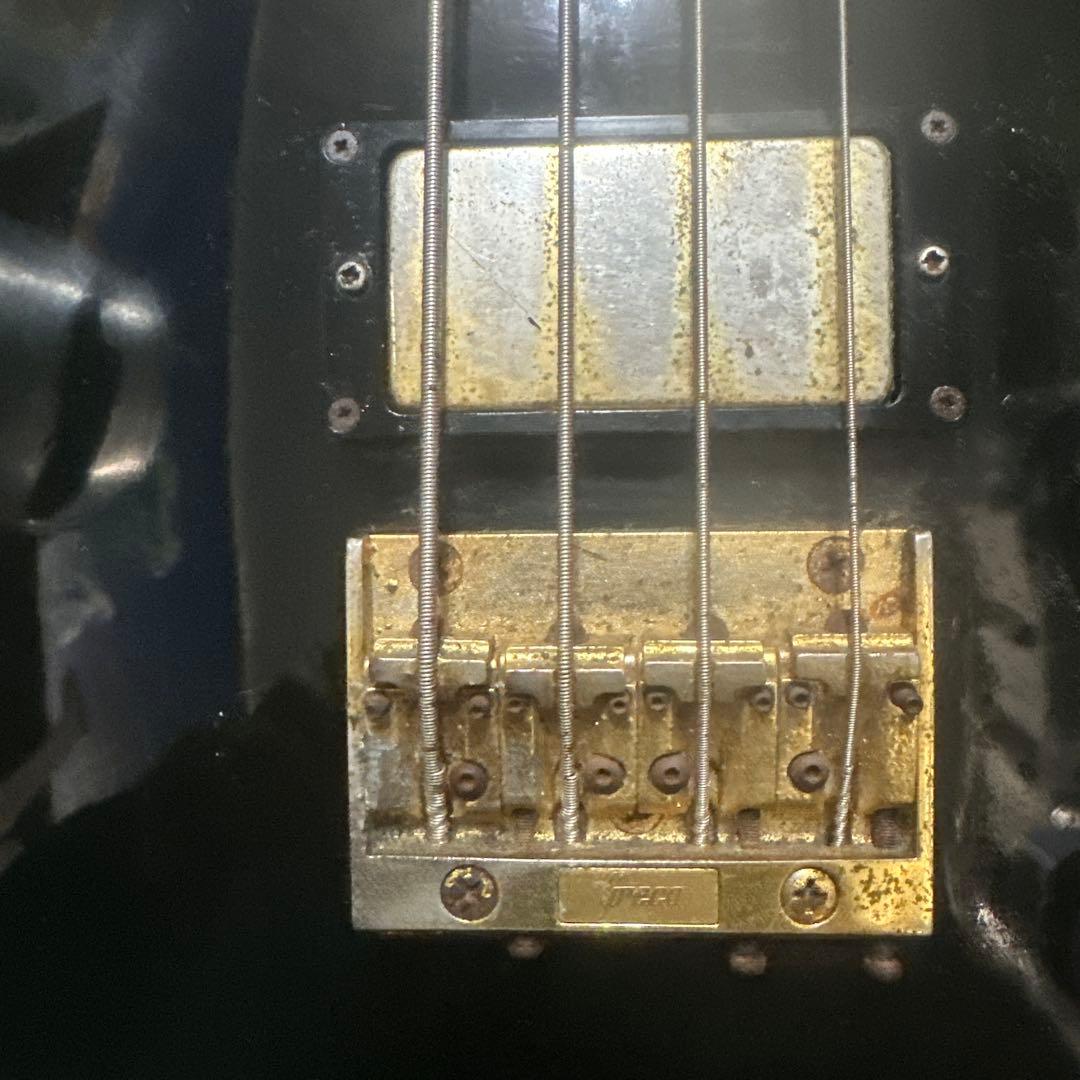 GrecoレスポールベースLPB 1980年代 日本製ビンテージ エレキベース黒