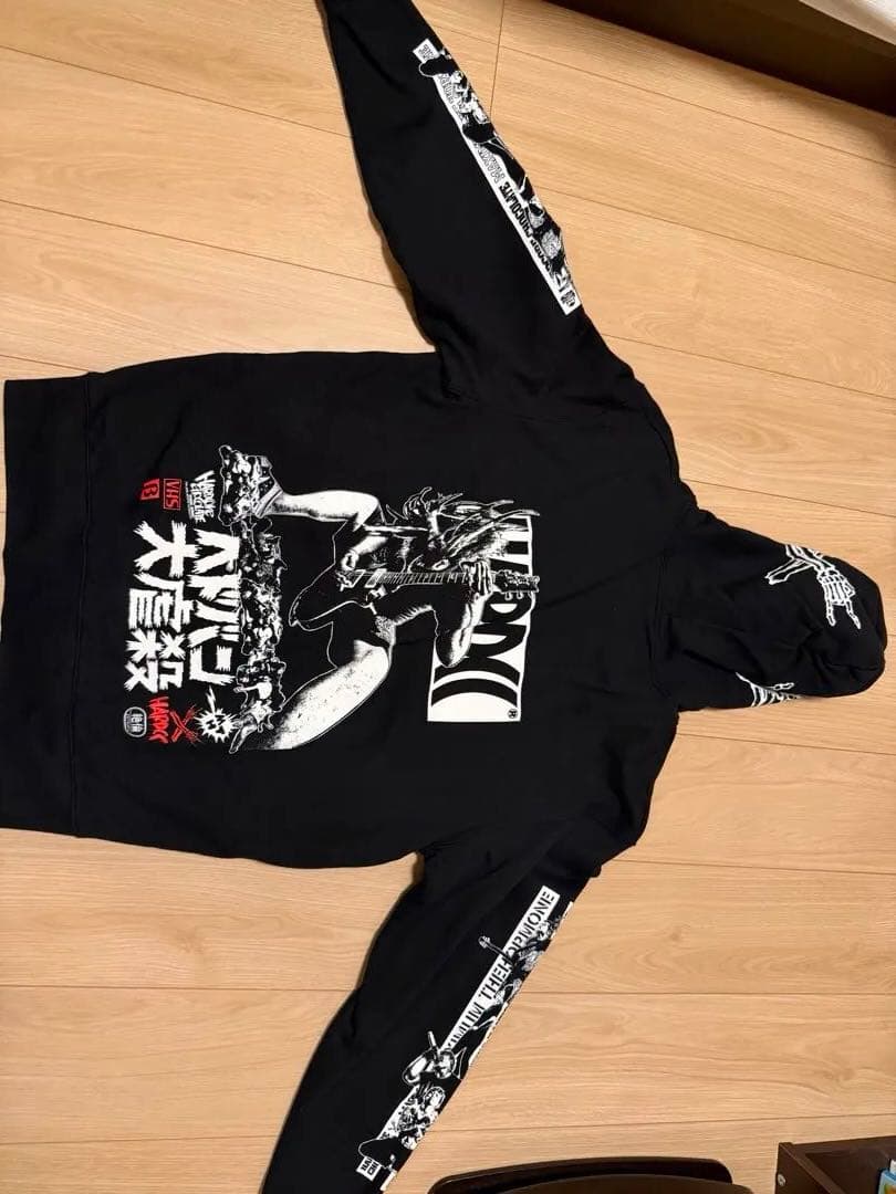 マキシマムザホルモン ハードコア コラボ ヘドバン 大虐殺 パーカー　XL