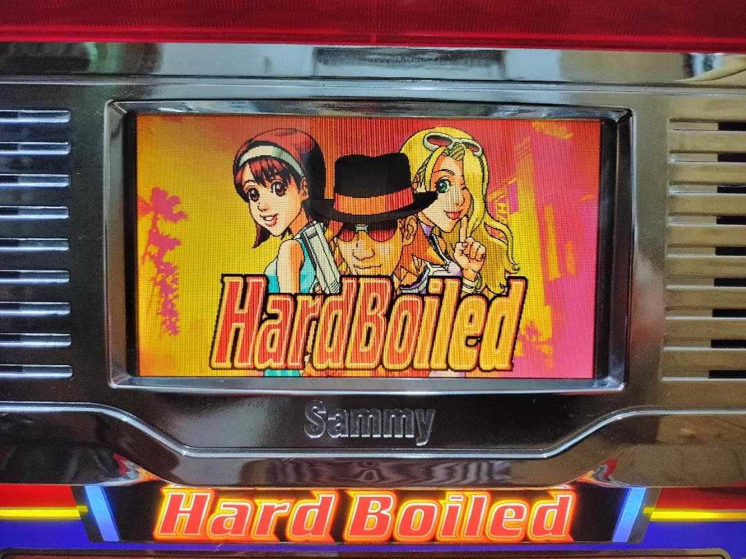 【パチスロ実機】サミー★ハードボイルド２【オートプレイ付不要機付】４号機