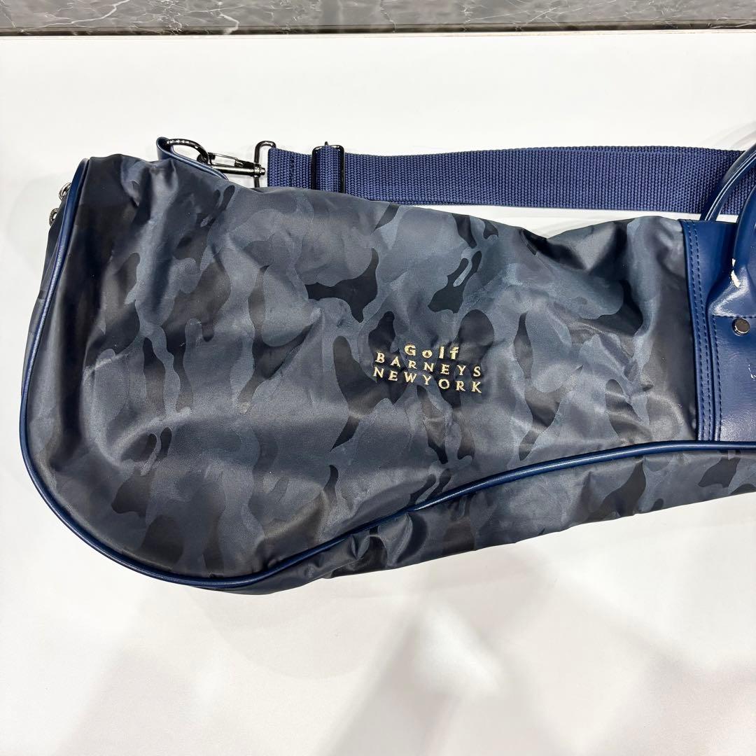新品バーニーズニューヨーク　さりげない上品なネイビーカモ柄高機能クラブケース限定