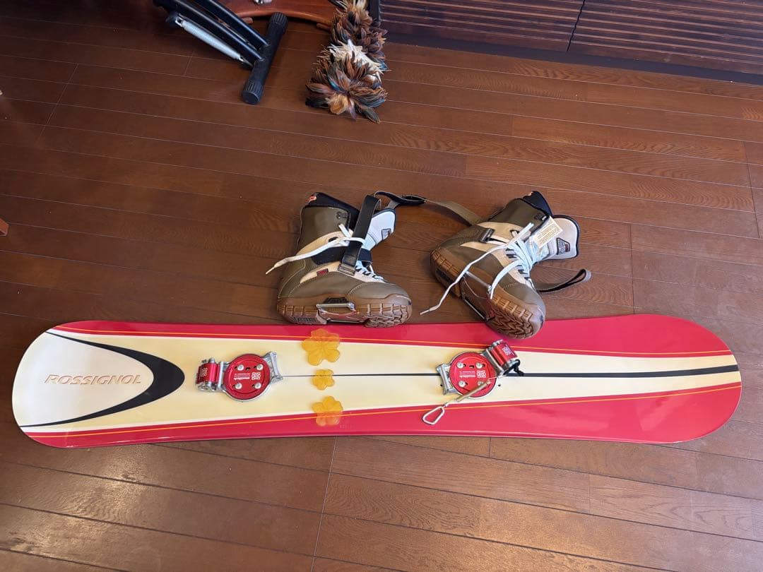 希少！美品！ROSSIGNOL ステップインスノーボード&VANSブーツセット