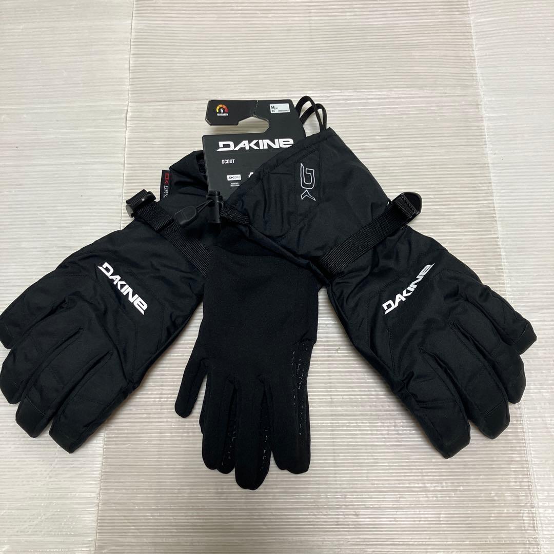 送料無料 新品 DAKINE SCOUT ５本指 スノーグローブ M BLK