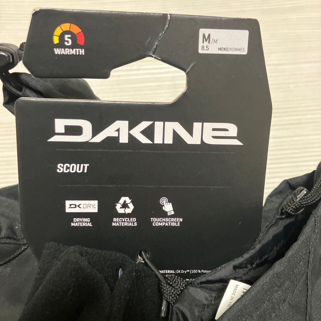 送料無料 新品 DAKINE SCOUT ５本指 スノーグローブ M BLK