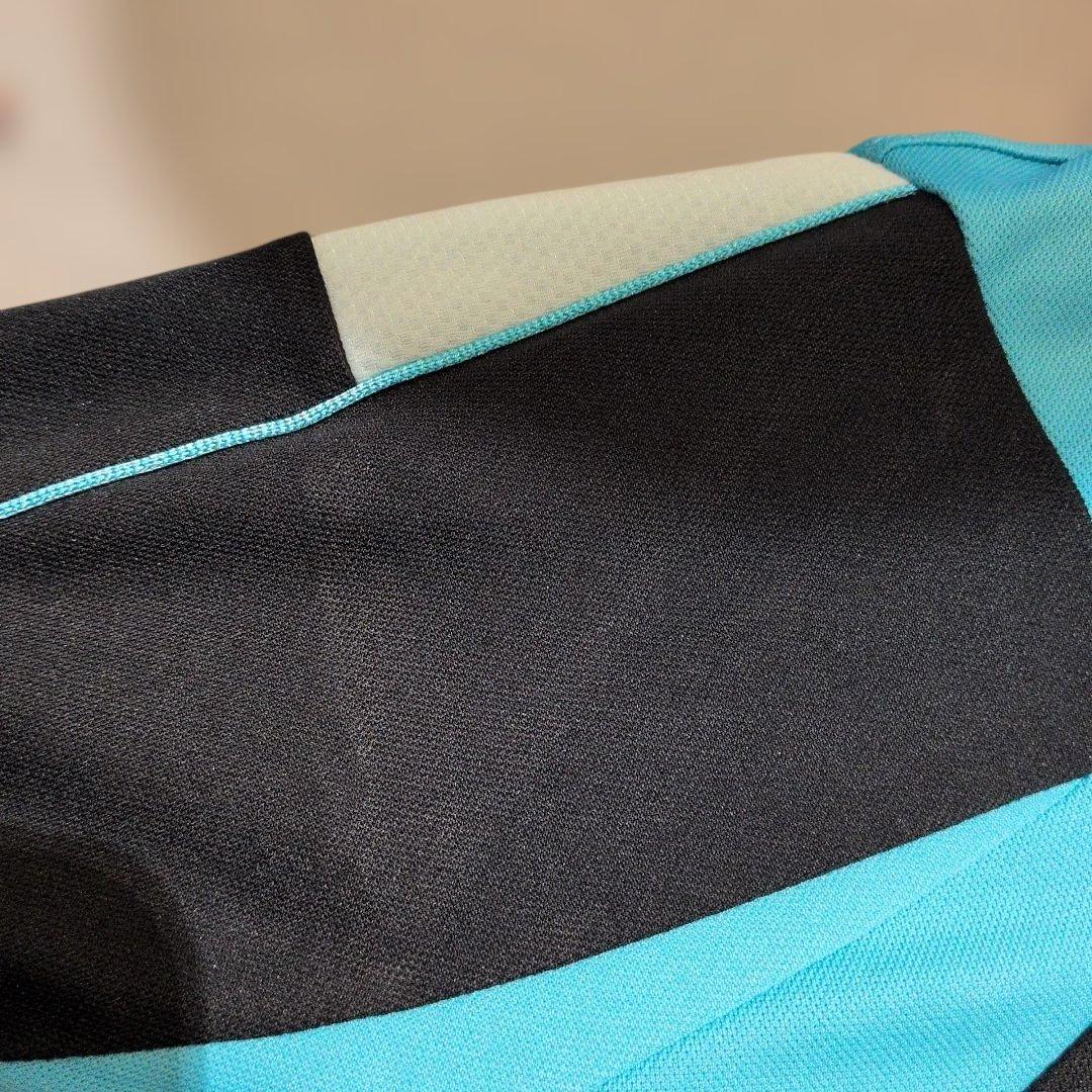 YONEX バトミントン　日本代表　ブラック/ターコイズ ポロシャツ