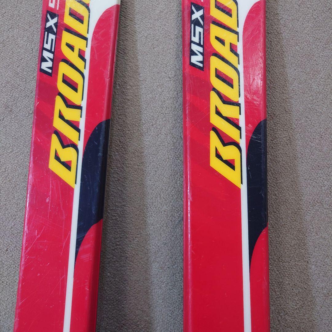 ④滑れる状態で発送 使用済ジュニアスキー150cmブーツ25cm ポールはおまけ