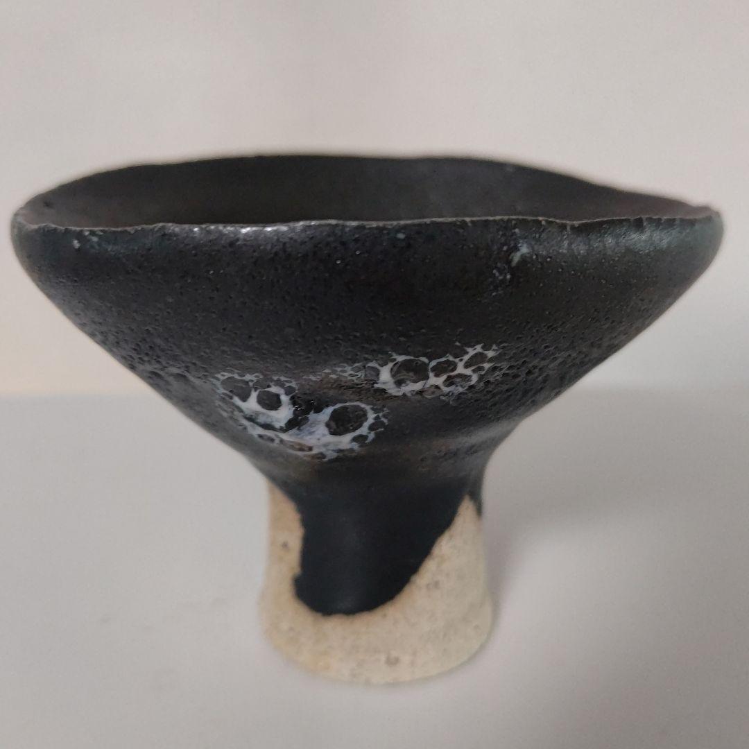 唐津焼き巨匠田中佐次郎作品ぐい呑み　玉響杯　新品未使用箱なし　8.5×8口径６高