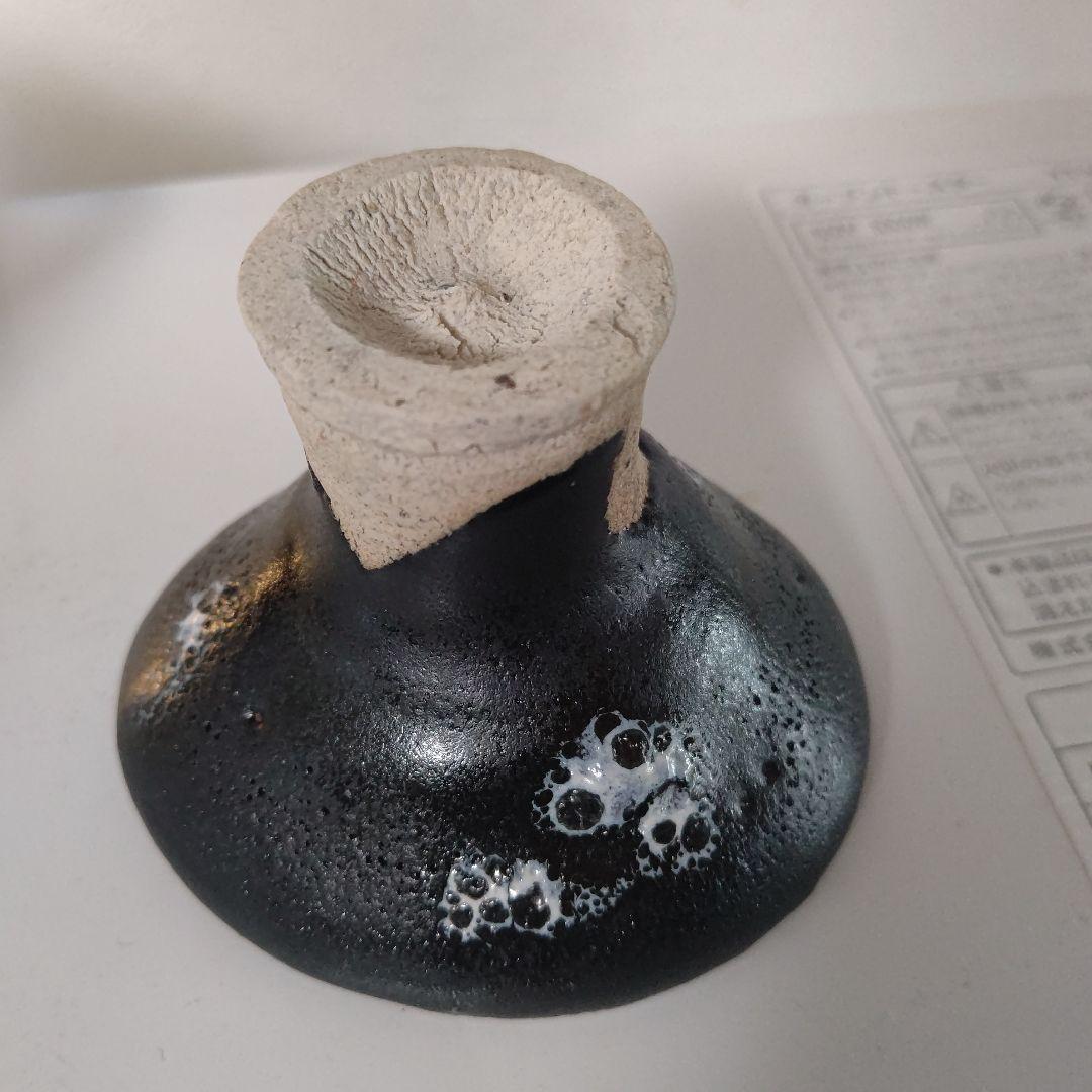 唐津焼き巨匠田中佐次郎作品ぐい呑み　玉響杯　新品未使用箱なし　8.5×8口径６高