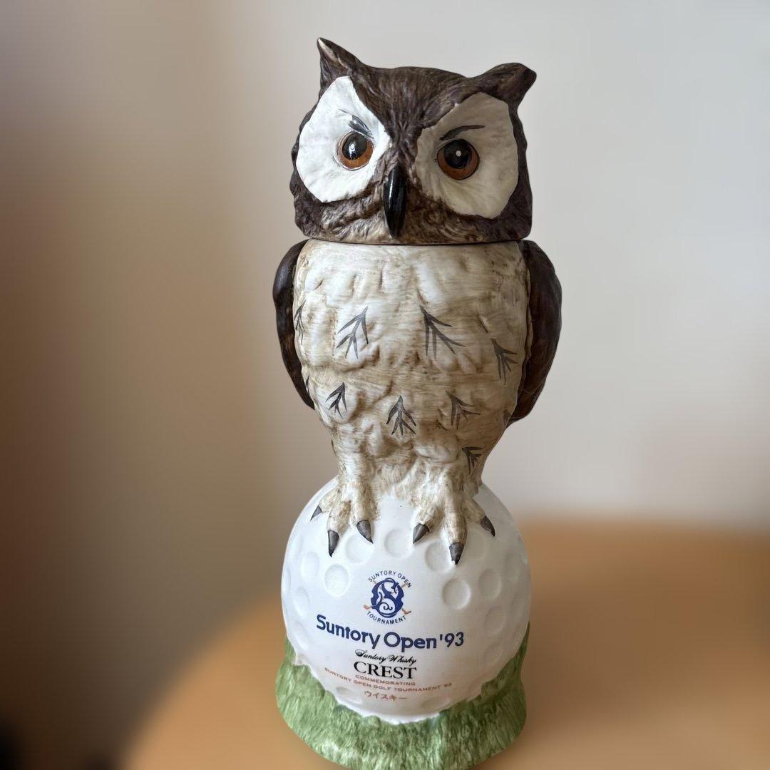 サントリーウイスキークレスト12年サントリーオープン93記念ボトル　未使用