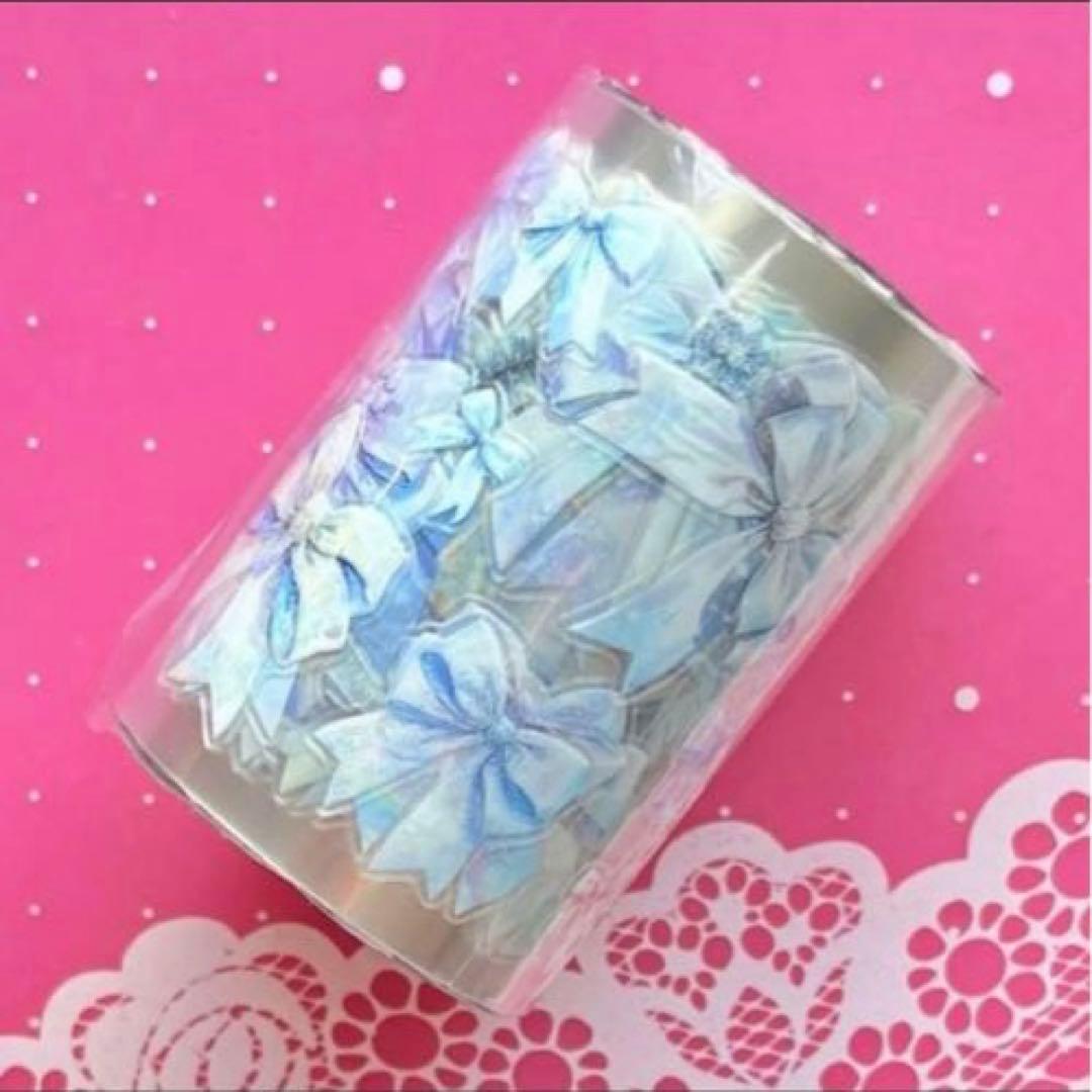 贝壳光 月光结契 ダイカット加工 6cm×5m海外マスキングテープ