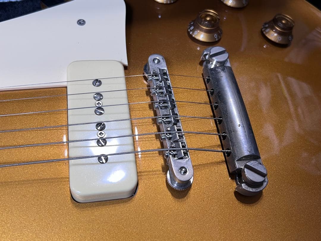 EDWARDS P-90 レスポール 56年 ゴールドトップ 日本製パーツ