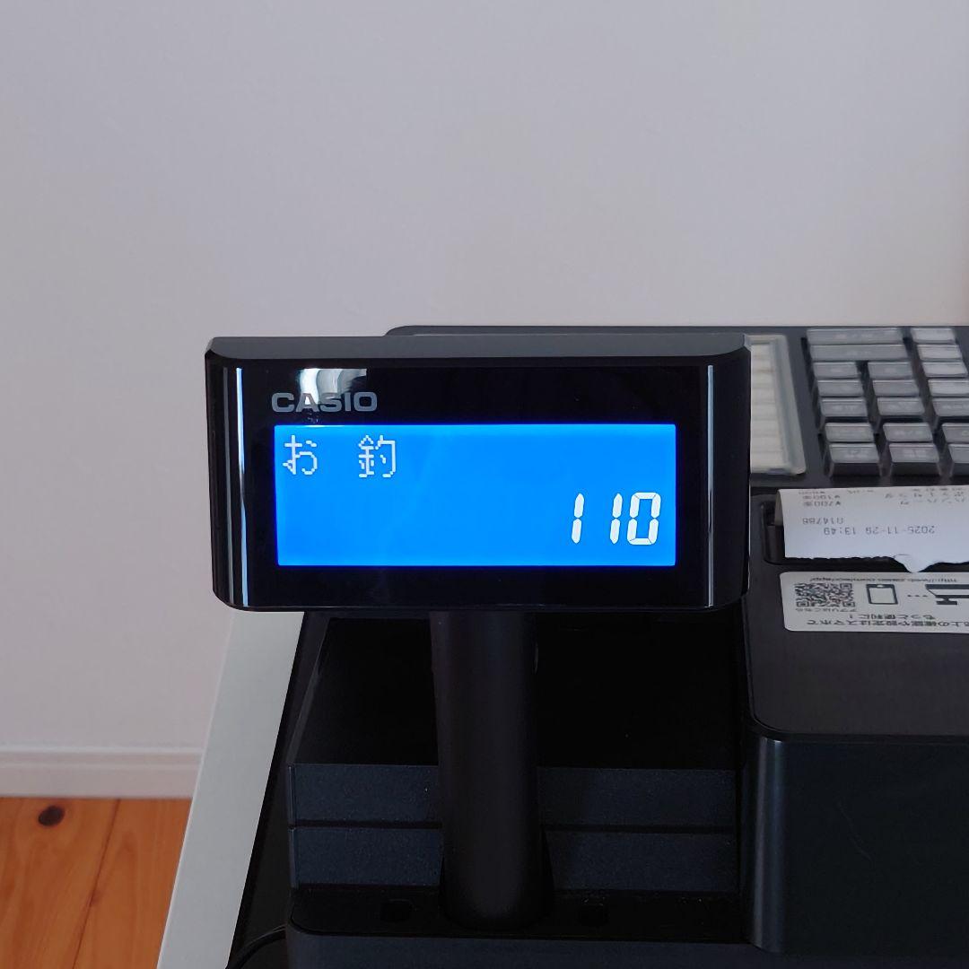 カシオ レジスター SR-C550 Bluetooth対応/インボイス対応可