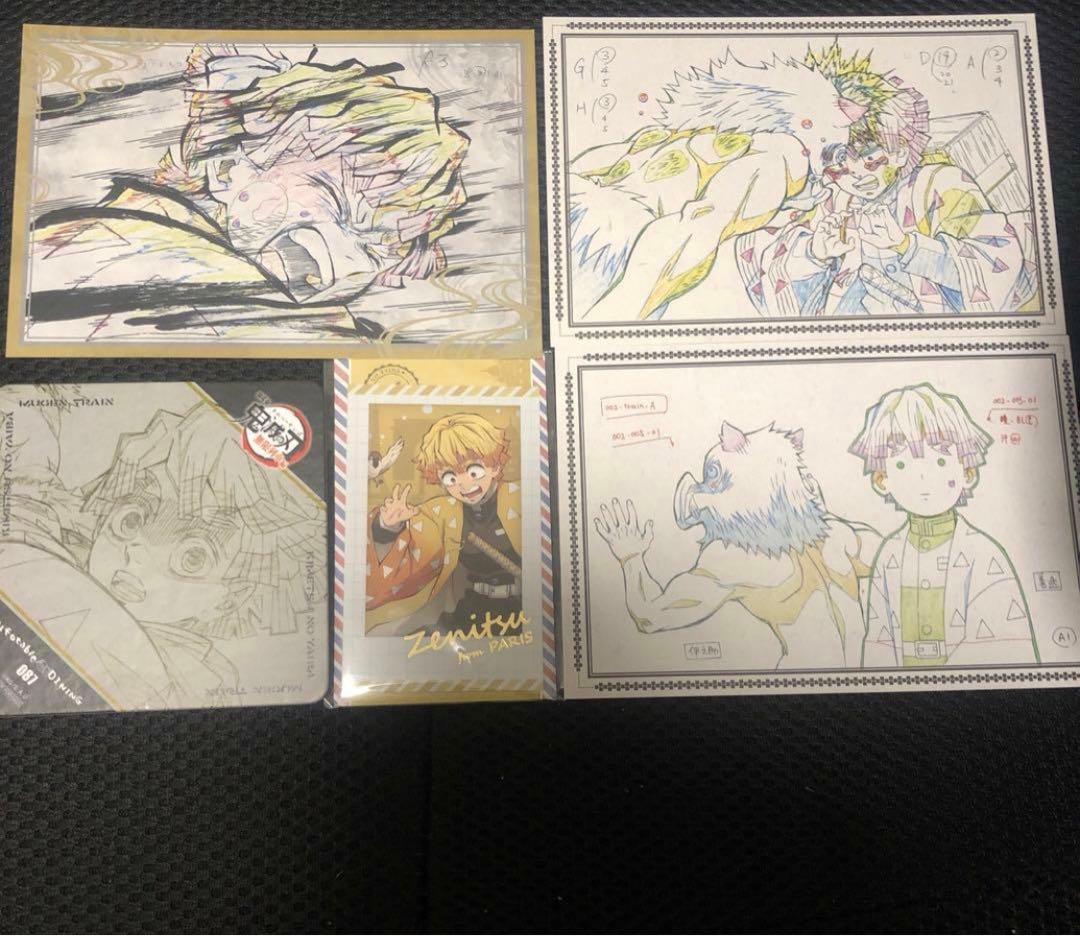 鬼滅の刃　缶バッジ　我妻善逸　ポスカ　コースター　特典　グッズまとめ