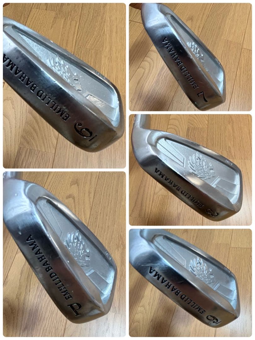 エミリッドバハマ B702 アイアン（5本セット）オリジナルヘッドカバー付き
