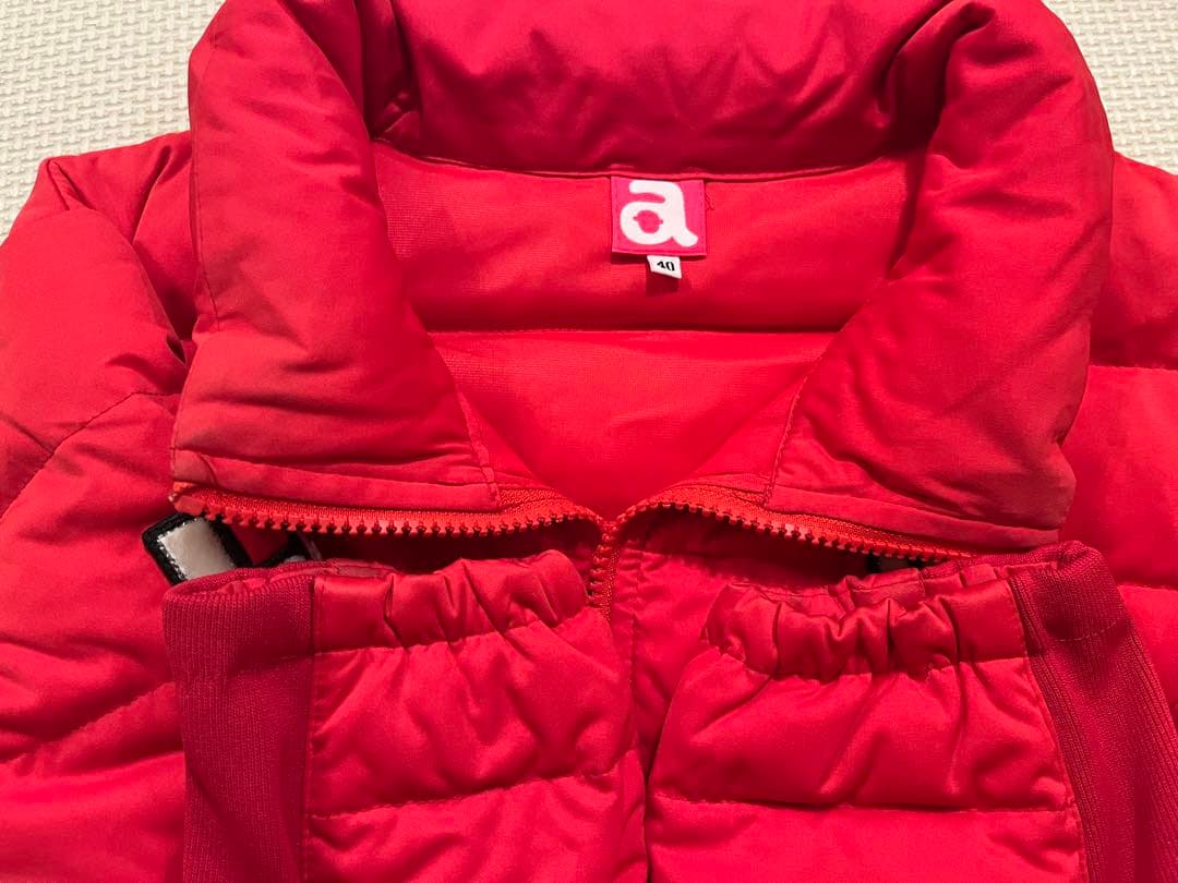 アルチビオ ゴルフ ウェア 赤 キルティング ダウン ジャケット サイズ40