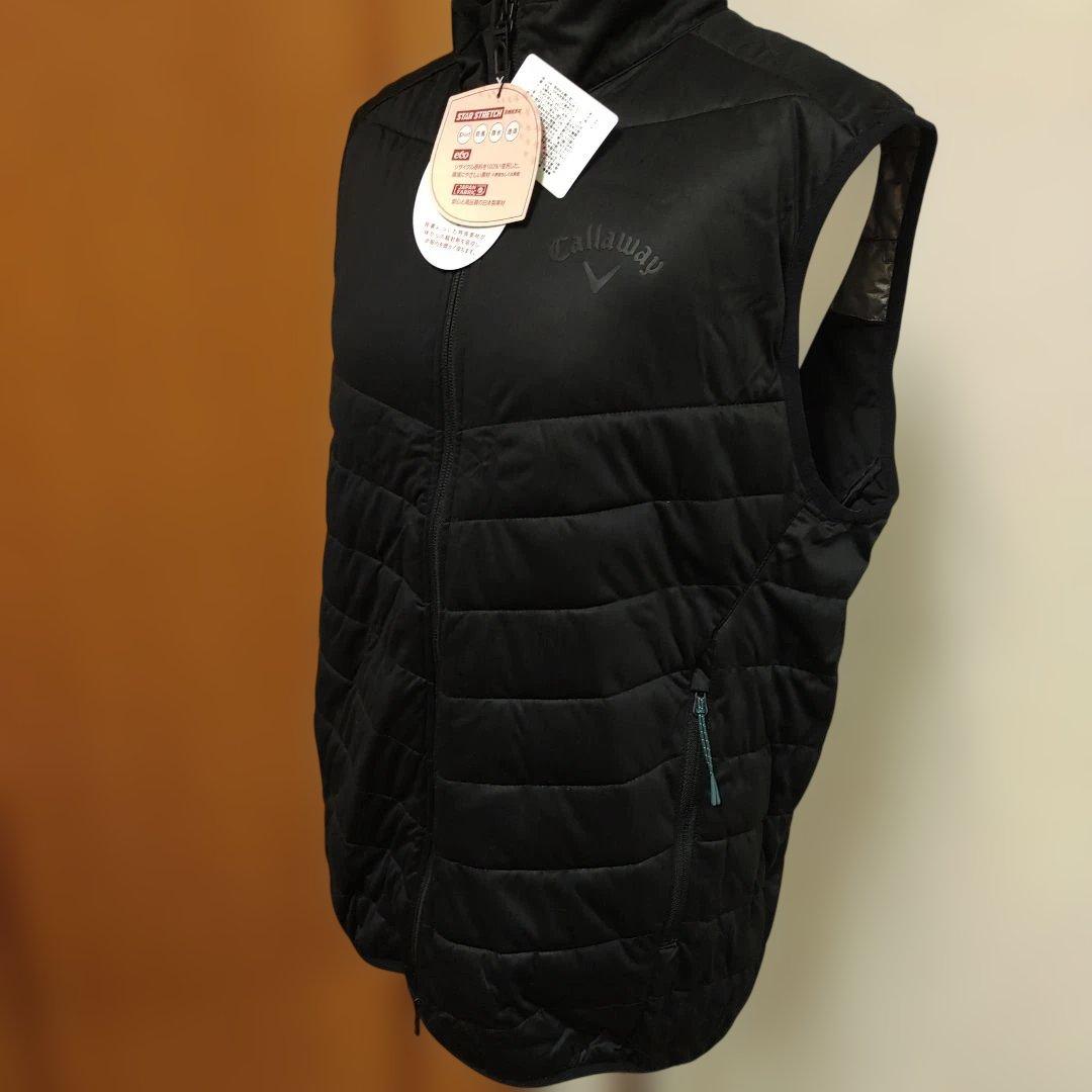 Callaway メンズ ベスト ブラック　黒　ヒートフェスタ　新品　М