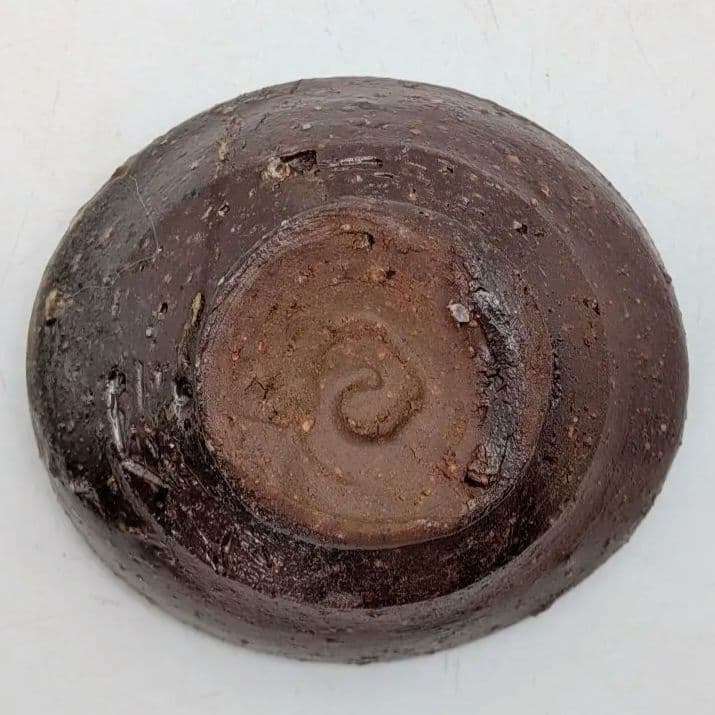 隠崎隆一 備前焼 酒呑 共箱共布 ぐい呑 酒器 酒盃 酒杯 食器 お猪口 在銘