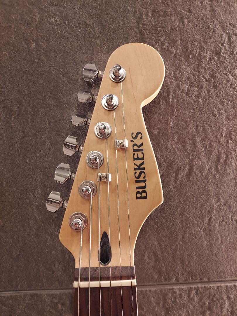 busker's バスカーズ ストラトキャスター ストラト ST 白 ホワイト