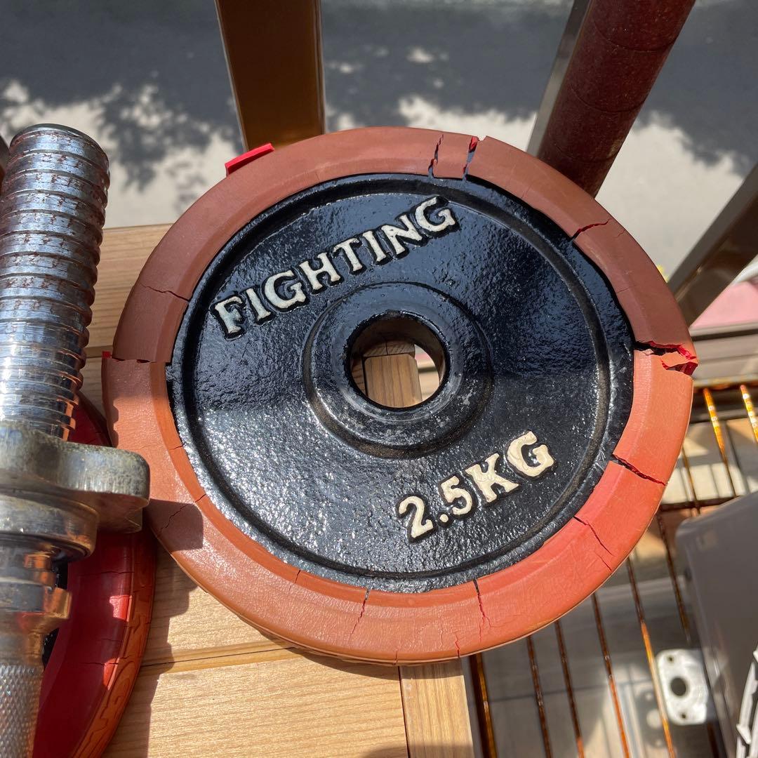 ファイティングロードダンベル 53.75kg 横浜から50kmほど