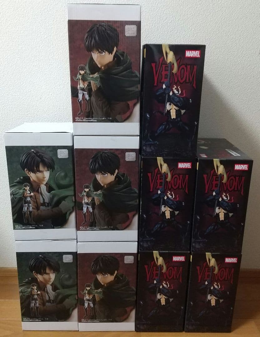 マーベル ボルト フィギュア ヴェノム 我愛羅 ナルト リヴァイ エレン 忍界