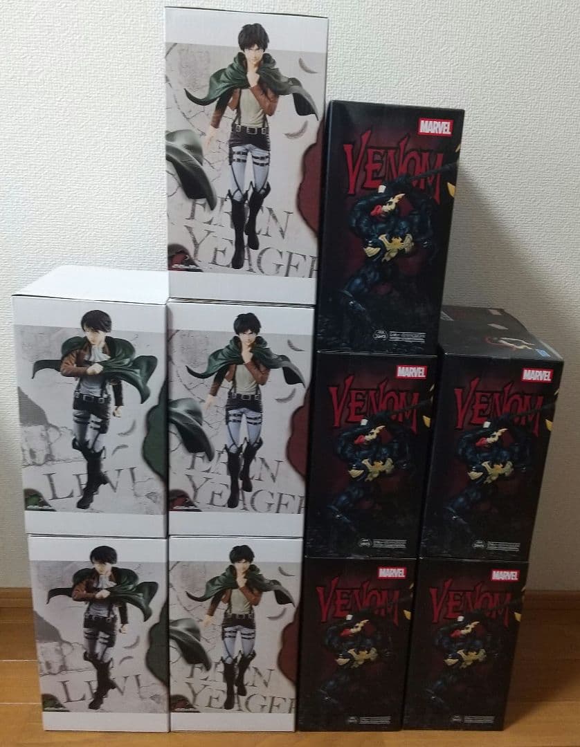 マーベル ボルト フィギュア ヴェノム 我愛羅 ナルト リヴァイ エレン 忍界