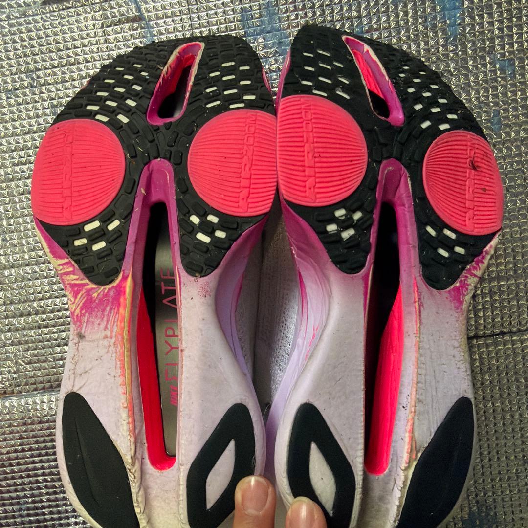 Nike Air Zoom スパイクシューズ ホワイト/ピンク25cm