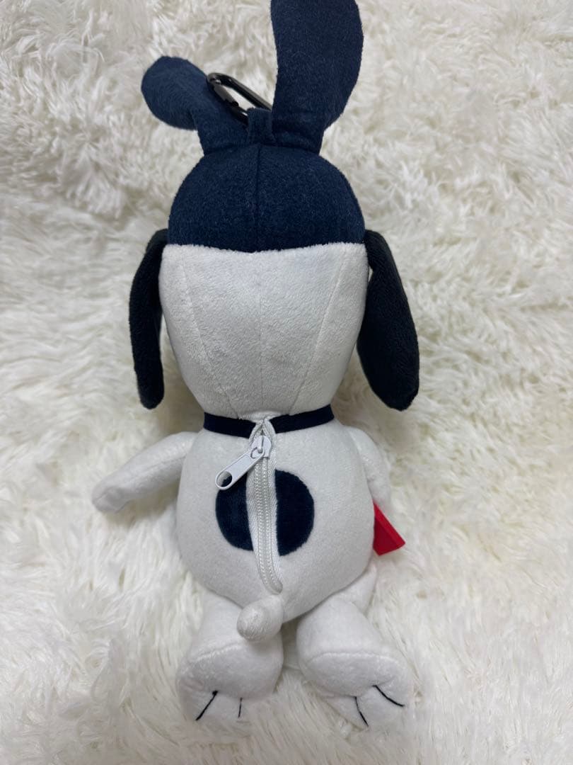 美品⭐️パーリーゲイツ×スヌーピー 耳付きSNOOPYぬいぐるみボールポーチ