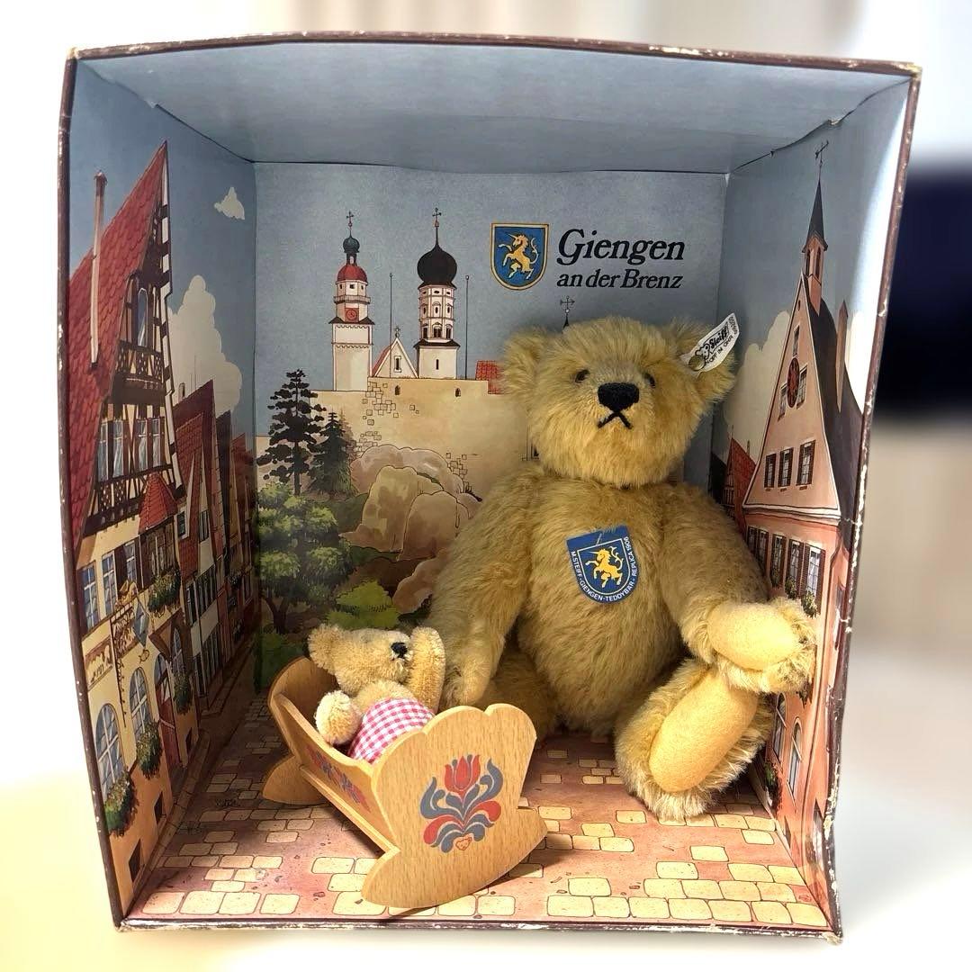 Steiff テディベア Giengenエンブレム付き 約30cm