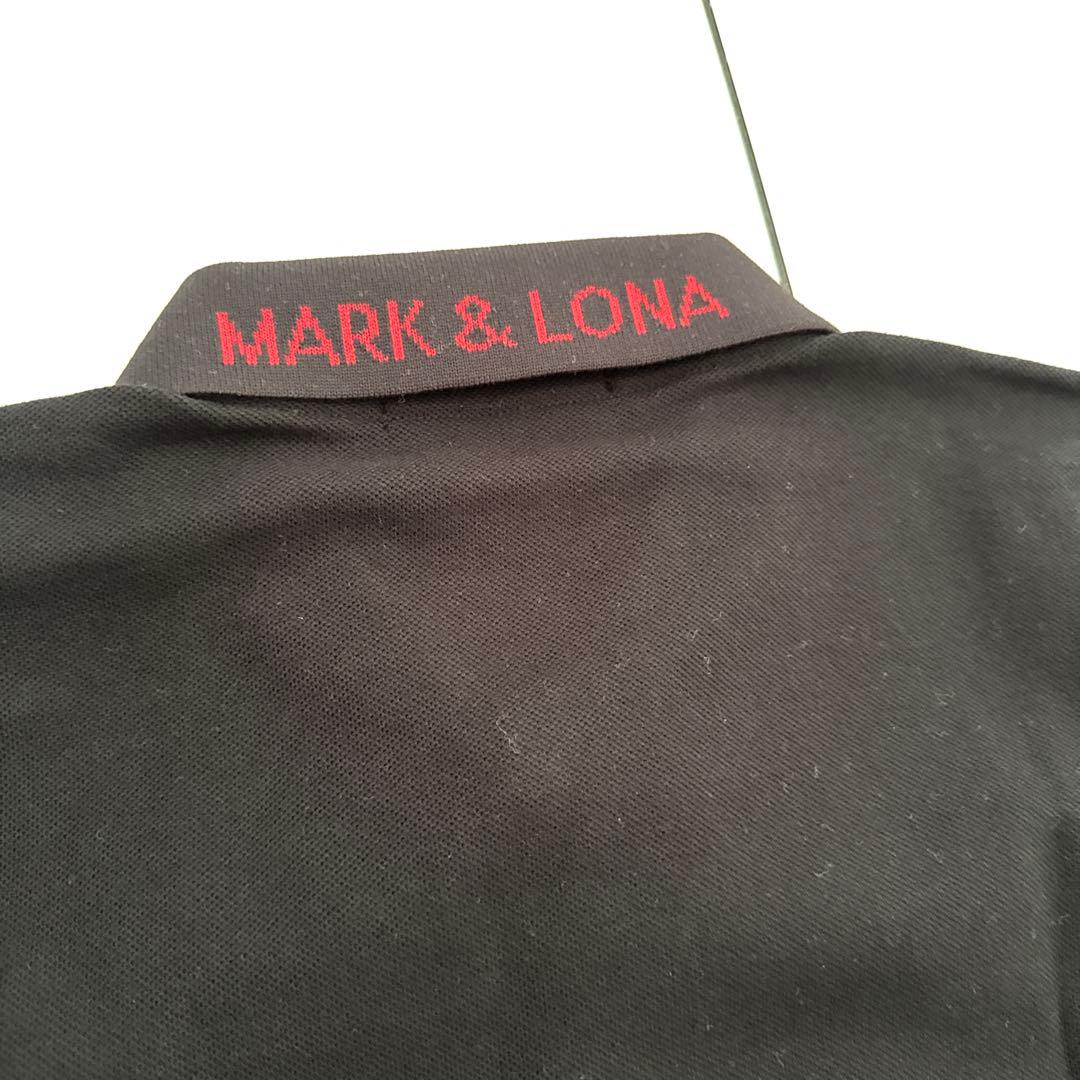 MARK & LONA マークアンドロナ　ゴルフ　黒ポロシャツ
