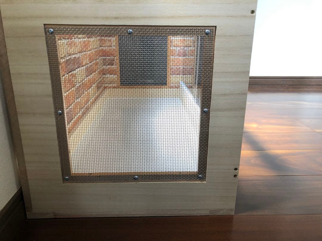 新品　木製ケージ　引出し付　ハリネズミ　ハムスター　小動物　カスタムベースに！