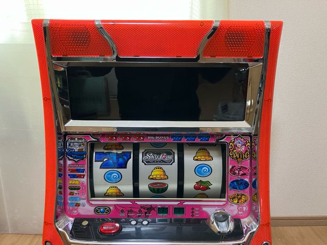 【送料無料】希少！パチスロ 初代スカイラブ 不要機付き ラブパネル 実機