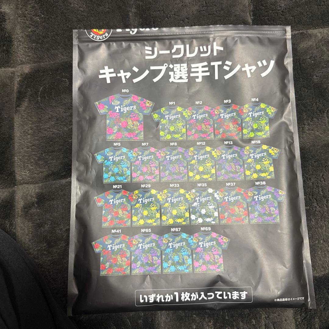阪神タイガース2026キャンプシークレット選手Tシャツ