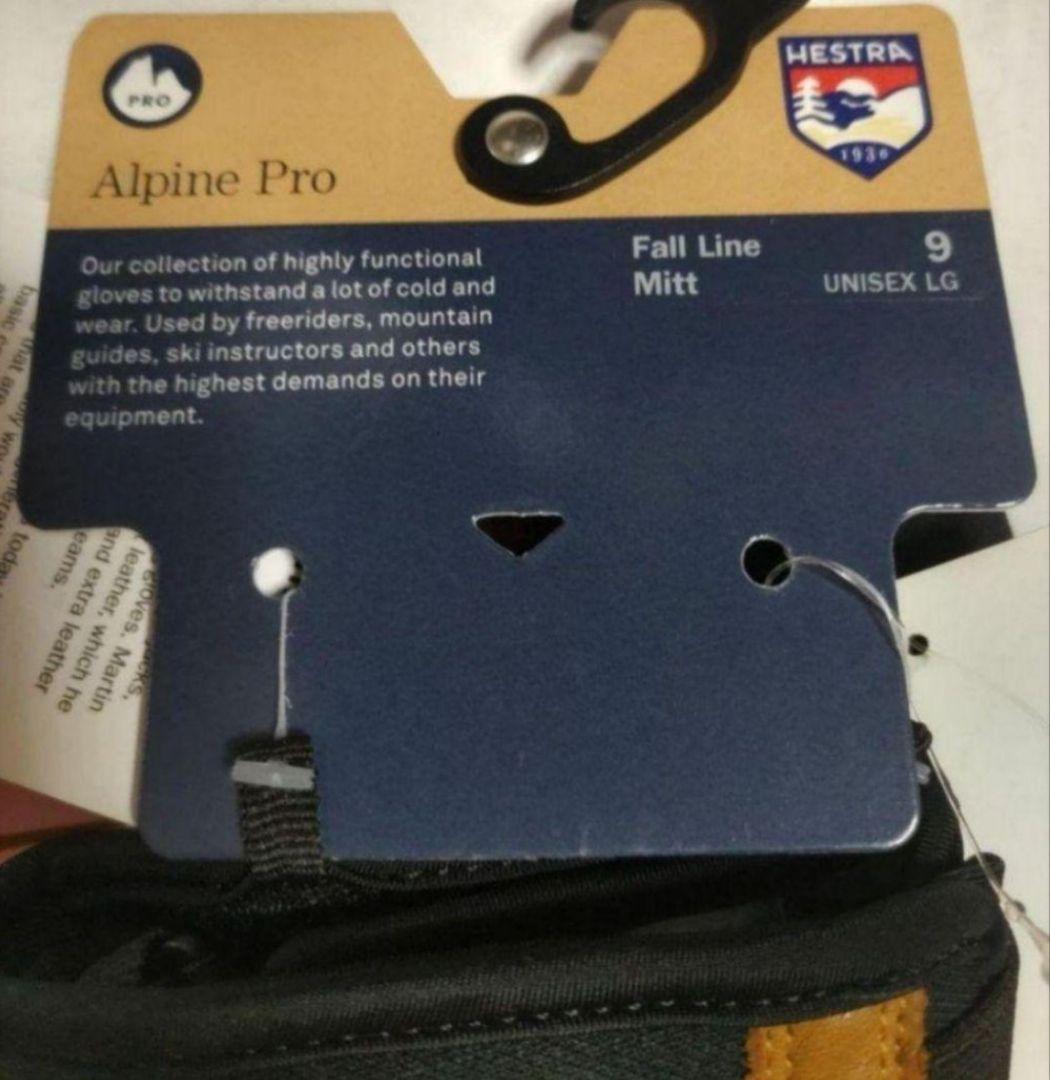 新品タグ付き HESTRA ヘストラ Fall Line Mitt サイズ9